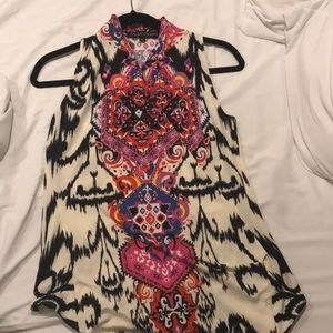 Julian Chang wrap tank blouse